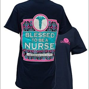 Navy Blessed to be a Nurse T-Shirt